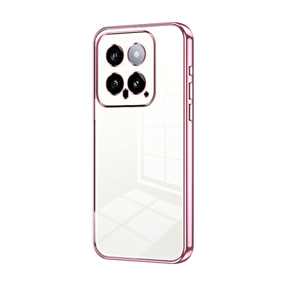 Xiaomi 14 Case - Transparent Plating & Precision Hole Design for Luxury and Protection-buycases.co.uk