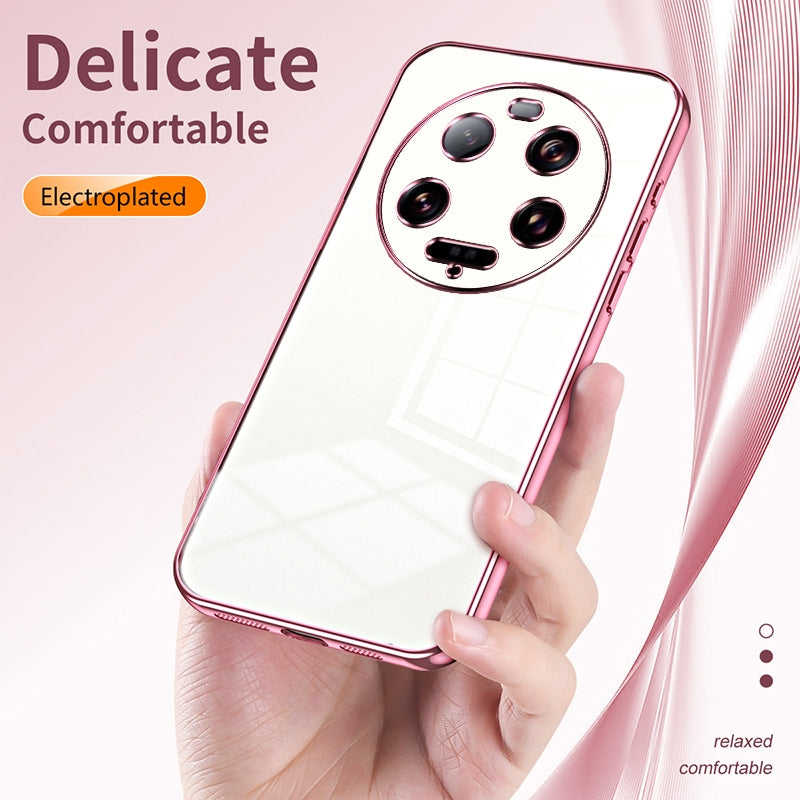 Xiaomi 13 Ultra Case - Transparent Plating & Precision Hole Design for Luxury and Protection-buycases.co.uk