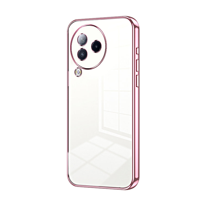 Xiaomi Civi 3 Case - Transparent Plating & Precision Hole Design for Luxury and Protection-buycases.co.uk