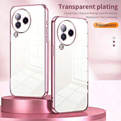 Xiaomi Civi 3 Case - Transparent Plating & Precision Hole Design for Luxury and Protection-buycases.co.uk