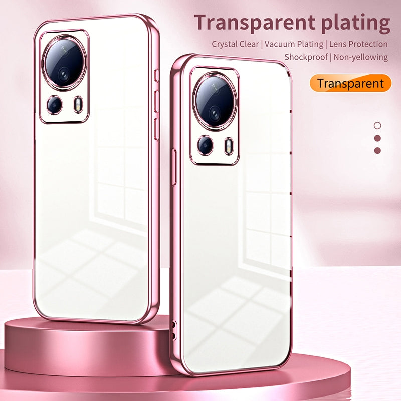Xiaomi Civi 2 Case - Transparent Plating & Precision Hole Design for Luxury and Protection-buycases.co.uk