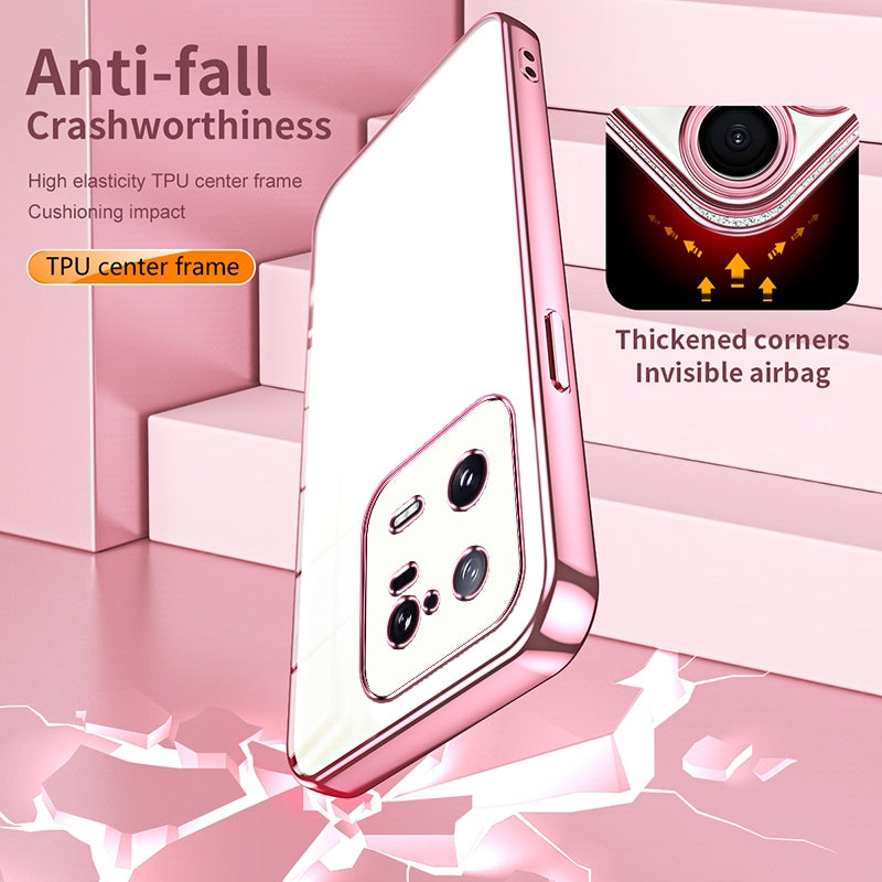 Xiaomi 13 Pro Case - Transparent Plating & Precision Hole Design for Luxury and Protection-buycases.co.uk