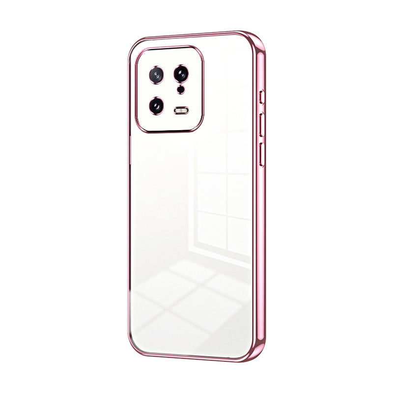 Xiaomi 13 Case - Transparent Plating & Precision Hole Design for Luxury and Protection-buycases.co.uk