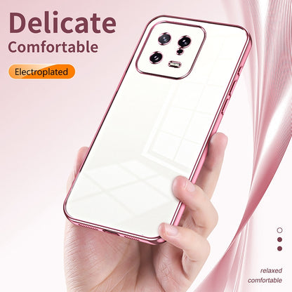 Xiaomi 13 Case - Transparent Plating & Precision Hole Design for Luxury and Protection-buycases.co.uk