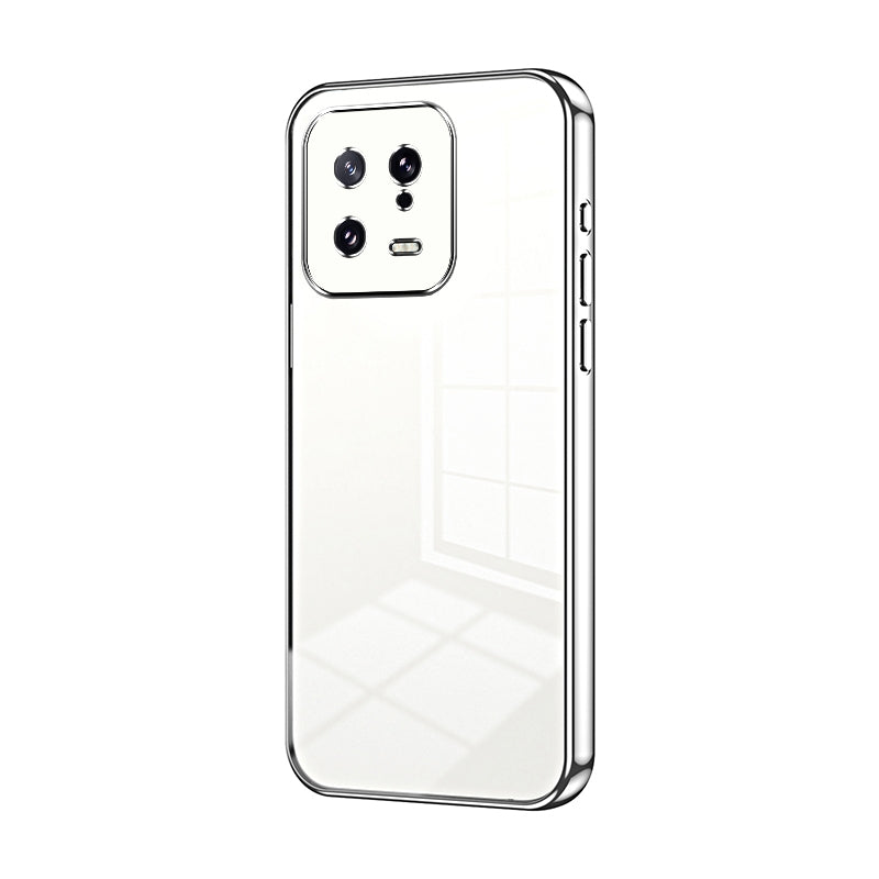 Xiaomi 13 Case - Transparent Plating & Precision Hole Design for Luxury and Protection-buycases.co.uk
