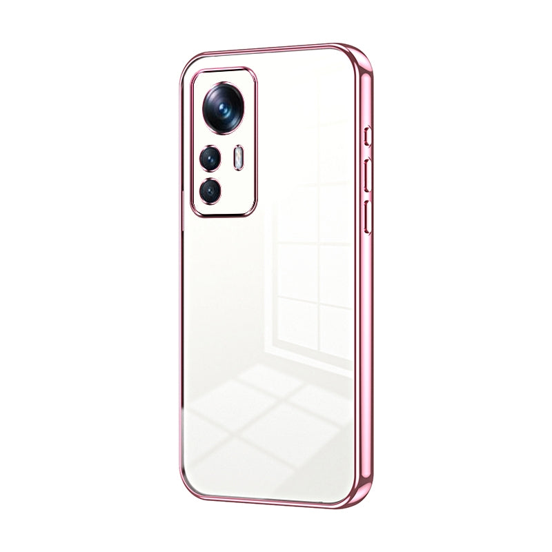 Xiaomi 12T Pro Case - Transparent Plating & Precision Hole Design for Luxury and Protection-buycases.co.uk