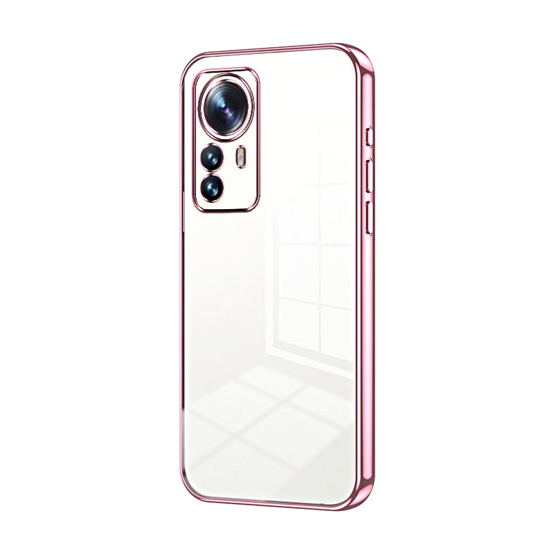 Xiaomi 12 Pro Case - Transparent Plating & Precision Hole Design for Luxury and Protection-buycases.co.uk