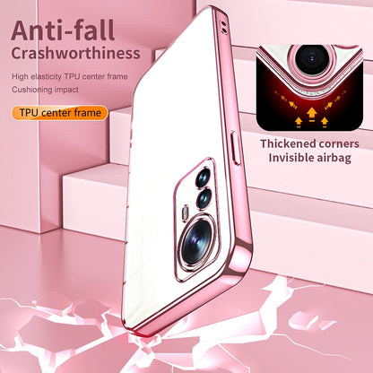 Xiaomi 12 Pro Case - Transparent Plating & Precision Hole Design for Luxury and Protection-buycases.co.uk