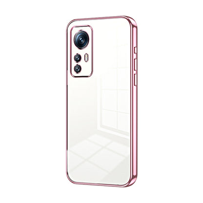Xiaomi 12S Case - Transparent Plating & Precision Hole Design for Luxury and Protection-buycases.co.uk
