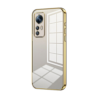 Xiaomi 12S Case - Transparent Plating & Precision Hole Design for Luxury and Protection-buycases.co.uk