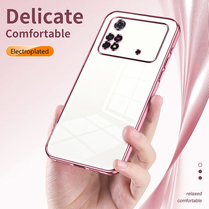 Xiaomi Poco M4 Pro Case - Transparent Plating & Precision Hole Design for Luxury and Protection-buycases.co.uk