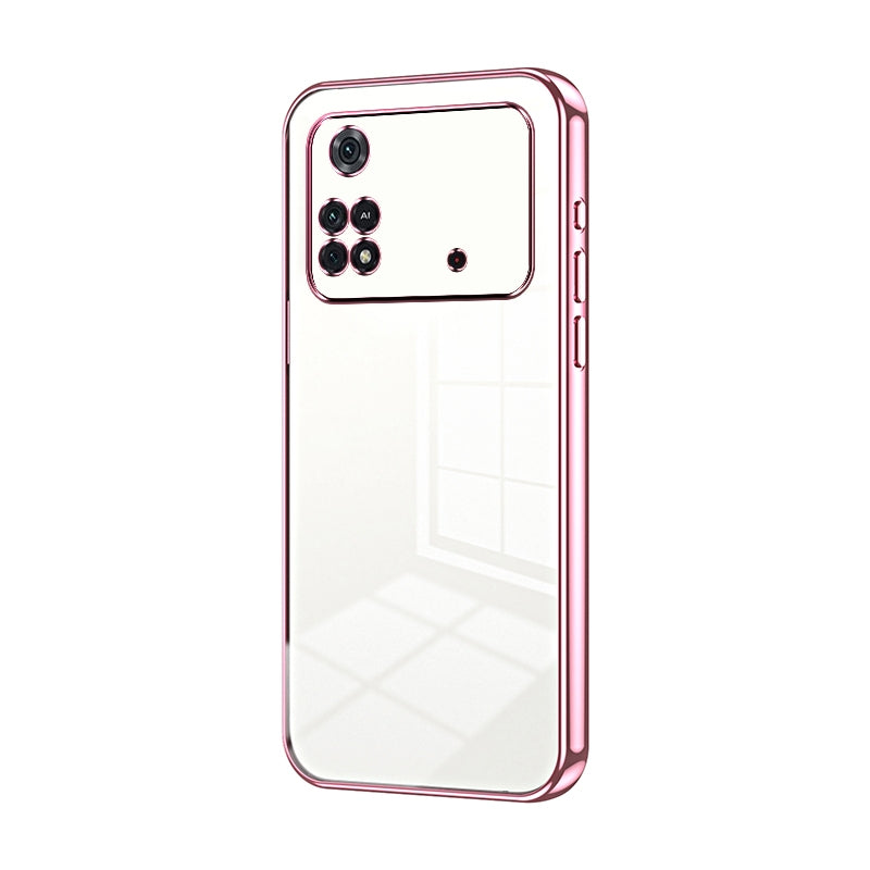 Xiaomi Poco M4 Pro Case - Transparent Plating & Precision Hole Design for Luxury and Protection-buycases.co.uk
