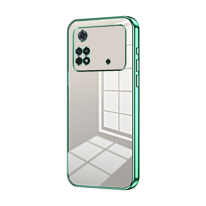 Xiaomi Poco M4 Pro Case - Transparent Plating & Precision Hole Design for Luxury and Protection-buycases.co.uk