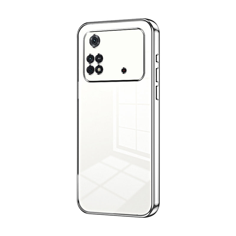 Xiaomi Poco M4 Pro Case - Transparent Plating & Precision Hole Design for Luxury and Protection-buycases.co.uk