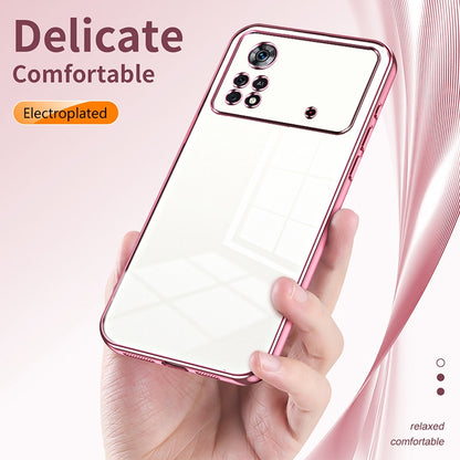Xiaomi Poco X4 Pro 5G Case - Transparent Plating & Precision Hole Design for Luxury and Protection-buycases.co.uk
