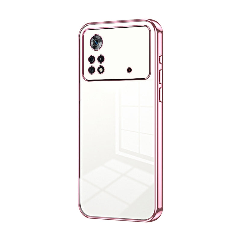 Xiaomi Poco X4 Pro 5G Case - Transparent Plating & Precision Hole Design for Luxury and Protection-buycases.co.uk
