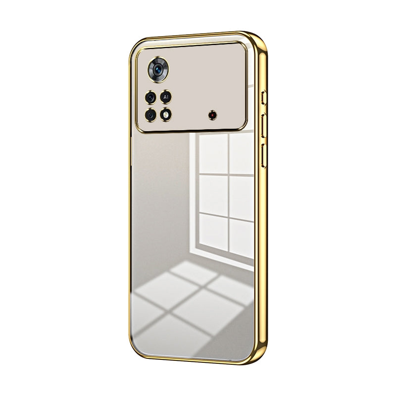 Xiaomi Poco X4 Pro 5G Case - Transparent Plating & Precision Hole Design for Luxury and Protection-buycases.co.uk