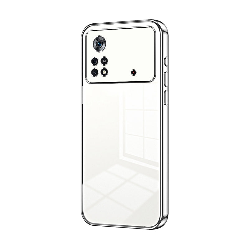 Xiaomi Poco X4 Pro 5G Case - Transparent Plating & Precision Hole Design for Luxury and Protection-buycases.co.uk