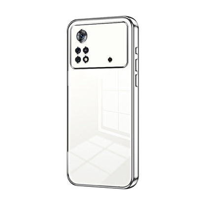 Xiaomi Poco X4 Pro 5G Case - Transparent Plating & Precision Hole Design for Luxury and Protection-buycases.co.uk
