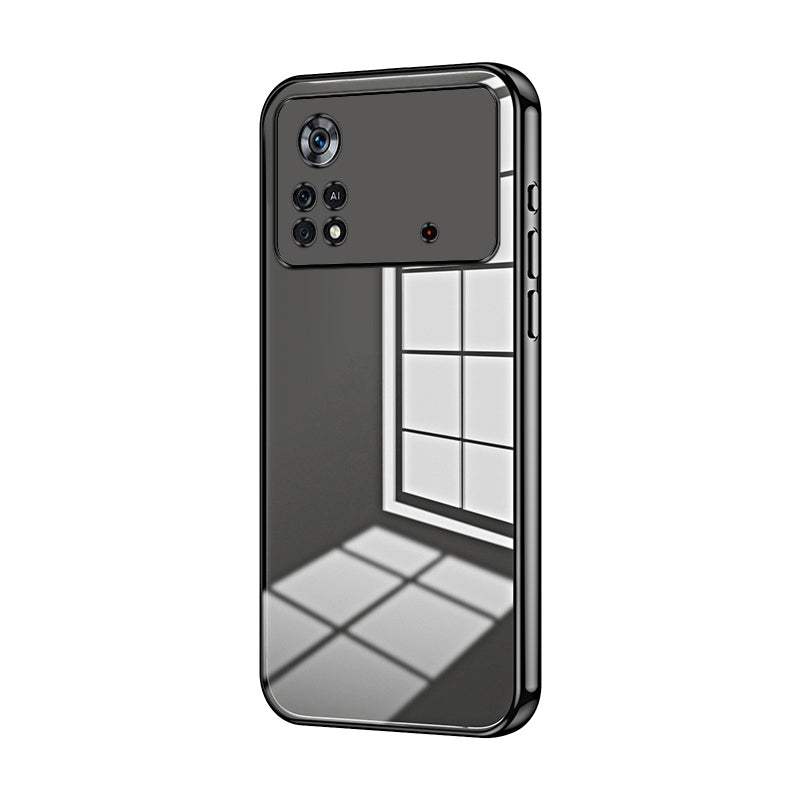 Xiaomi Poco X4 Pro 5G Case - Transparent Plating & Precision Hole Design for Luxury and Protection-buycases.co.uk
