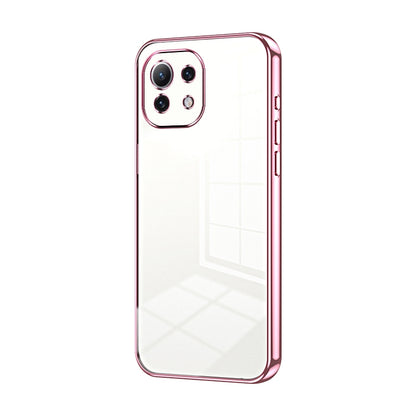 Xiaomi Mi 11 Lite 5G Case - Transparent Plating & Precision Hole Design for Luxury and Protection-buycases.co.uk