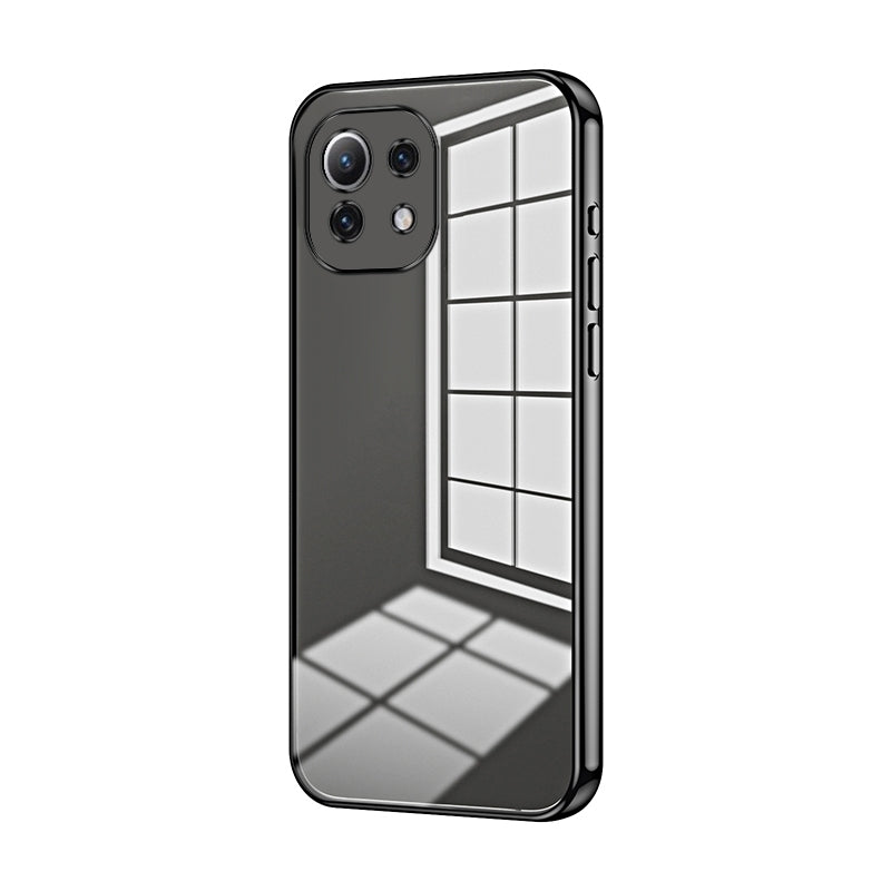 Xiaomi Mi 11 Lite 5G Case - Transparent Plating & Precision Hole Design for Luxury and Protection-buycases.co.uk