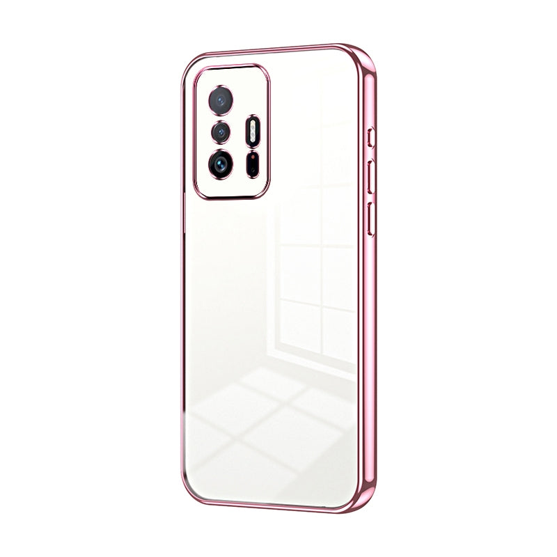 Xiaomi 11T Case - Transparent Plating & Precision Hole Design for Luxury and Protection-buycases.co.uk
