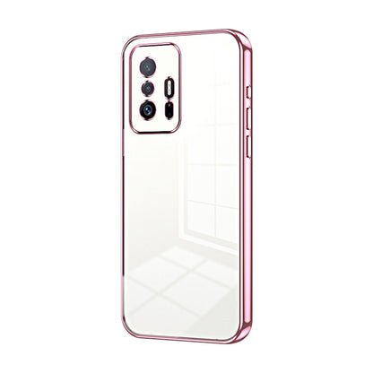 Xiaomi 11T Case - Transparent Plating & Precision Hole Design for Luxury and Protection-buycases.co.uk