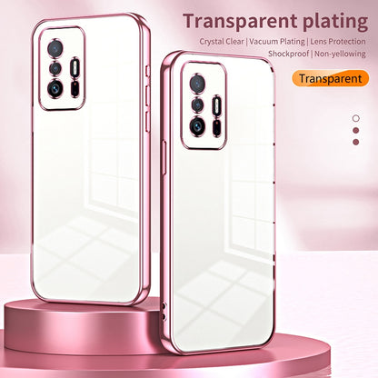 Xiaomi 11T Case - Transparent Plating & Precision Hole Design for Luxury and Protection-buycases.co.uk