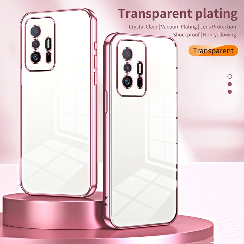 Xiaomi 11T Pro Case - Transparent Plating & Precision Hole Design for Luxury and Protection-buycases.co.uk