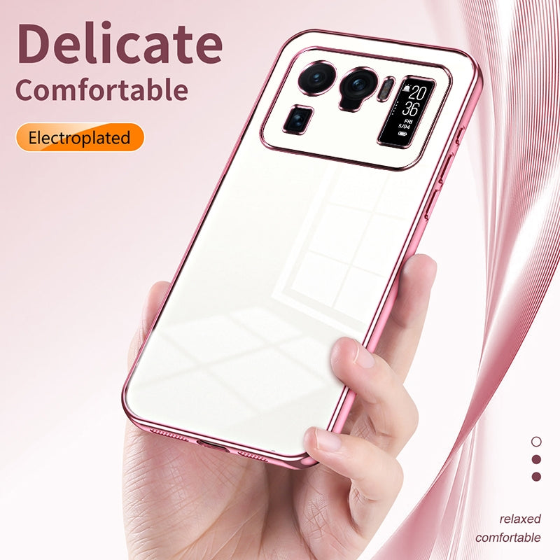 Xiaomi Mi 11 Ultra Case - Transparent Plating & Precision Hole Design for Luxury and Protection-buycases.co.uk