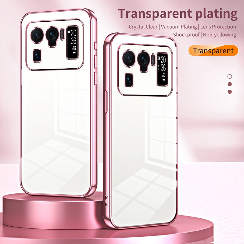 Xiaomi Mi 11 Ultra Case - Transparent Plating & Precision Hole Design for Luxury and Protection-buycases.co.uk