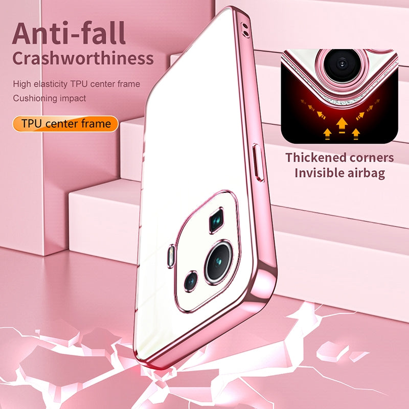 Xiaomi Mi 11 Pro Case - Transparent Plating & Precision Hole Design for Luxury and Protection-buycases.co.uk