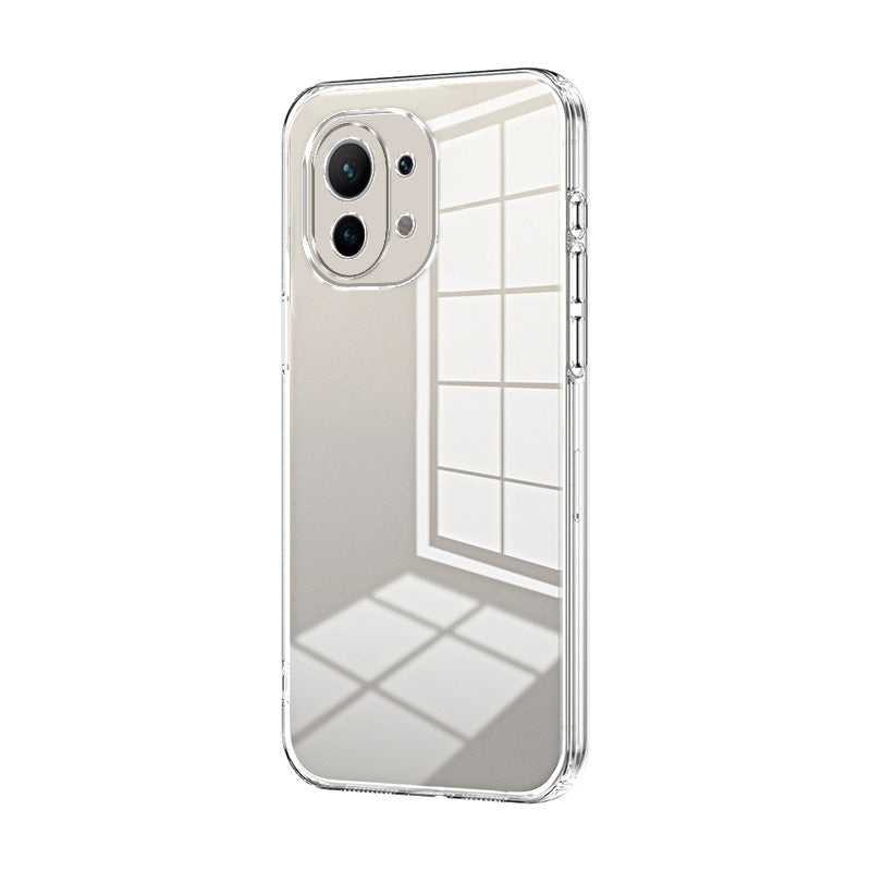Xiaomi Mi 11 Case - Transparent Plating & Precision Hole Design for Luxury and Protection-buycases.co.uk