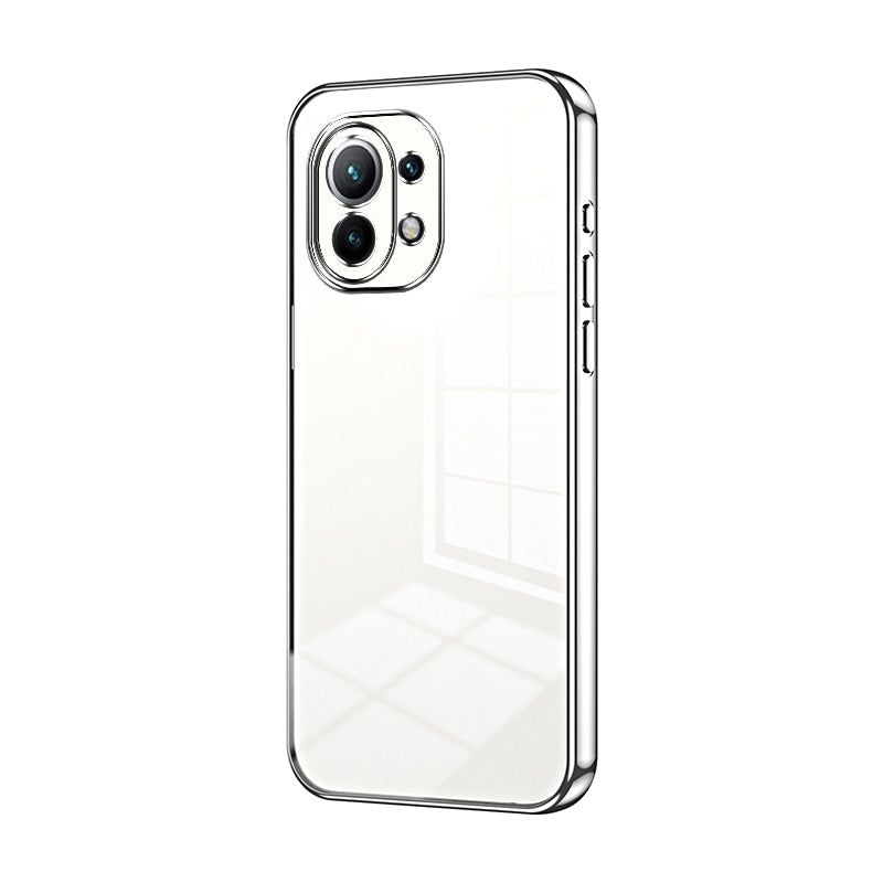 Xiaomi Mi 11 Case - Transparent Plating & Precision Hole Design for Luxury and Protection-buycases.co.uk