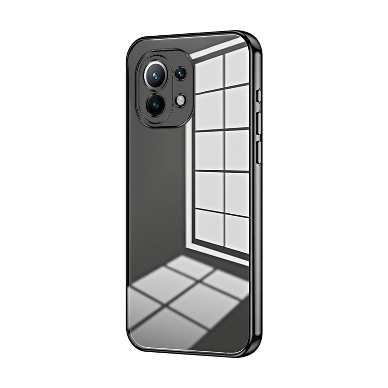 Xiaomi Mi 11 Case - Transparent Plating & Precision Hole Design for Luxury and Protection-buycases.co.uk