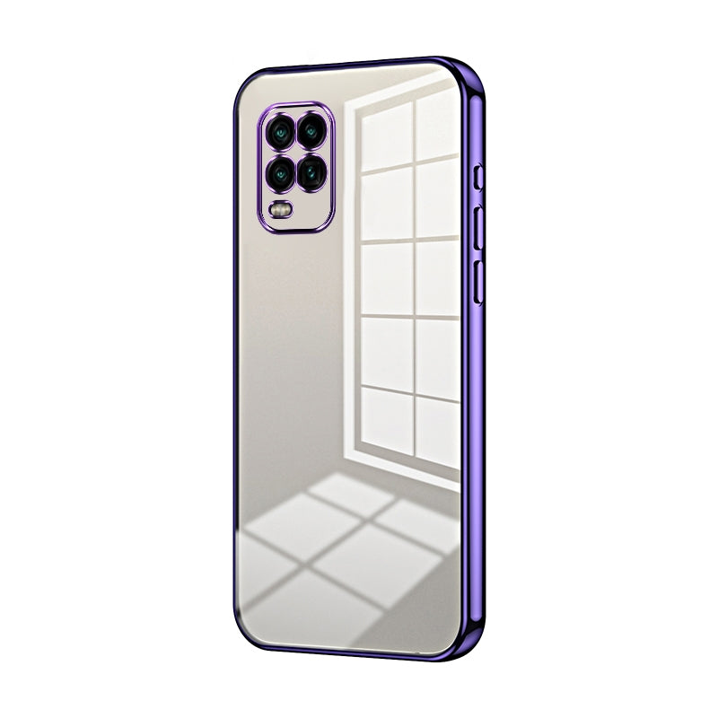 Xiaomi Mi 10 Lite 5G Case - Transparent Plating & Precision Hole Design for Luxury and Protection-buycases.co.uk