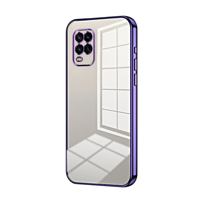 Xiaomi Mi 10 Lite 5G Case - Transparent Plating & Precision Hole Design for Luxury and Protection-buycases.co.uk