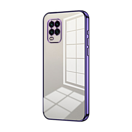 Xiaomi Mi 10 Lite 5G Case - Transparent Plating & Precision Hole Design for Luxury and Protection-buycases.co.uk