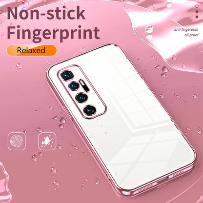 Xiaomi Mi 10 Ultra Case - Transparent Plating & Precision Hole Design for Luxury and Protection-buycases.co.uk
