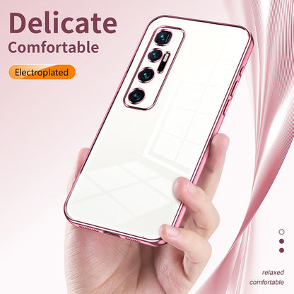 Xiaomi Mi 10 Ultra Case - Transparent Plating & Precision Hole Design for Luxury and Protection-buycases.co.uk