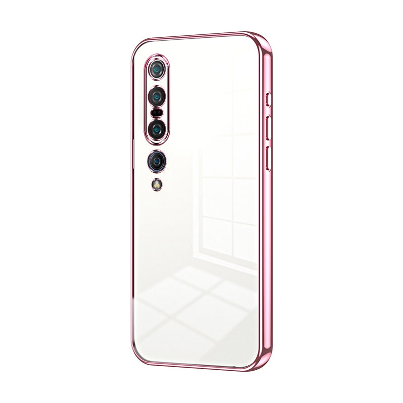 Xiaomi Mi 10 Pro 5G Case - Transparent Plating & Precision Hole Design for Luxury and Protection-buycases.co.uk