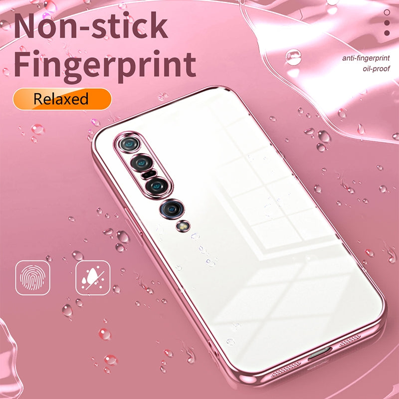 Xiaomi Mi 10 Pro 5G Case - Transparent Plating & Precision Hole Design for Luxury and Protection-buycases.co.uk