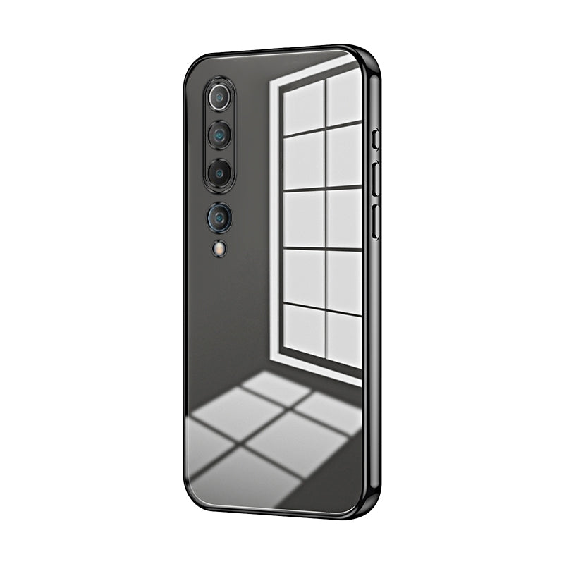 Xiaomi Mi 10 5G Case - Transparent Plating & Precision Hole Design for Luxury and Protection-buycases.co.uk