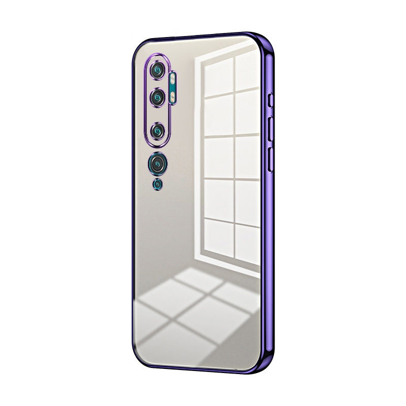 Xiaomi Mi CC9 Pro Case - Transparent Plating & Precision Hole Design for Luxury and Protection-buycases.co.uk
