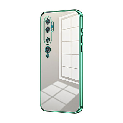 Xiaomi Mi Note 10 Case - Transparent Plating & Precision Hole Design for Luxury and Protection-buycases.co.uk