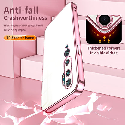 Xiaomi Mi CC9 Pro Case - Transparent Plating & Precision Hole Design for Luxury and Protection-buycases.co.uk