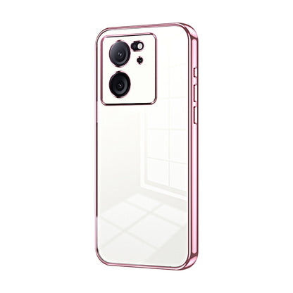 Xiaomi 13T Case - Transparent Plating & Precision Hole Design for Luxury and Protection-buycases.co.uk