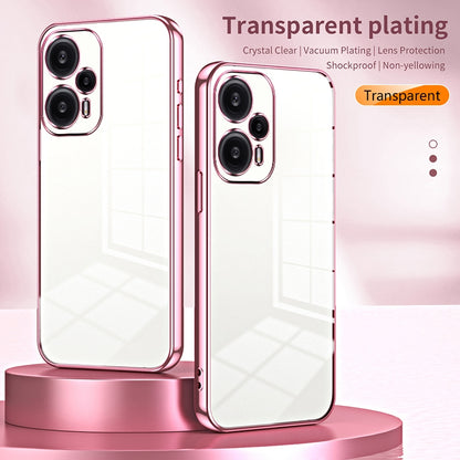 Xiaomi Poco F5 Case - Transparent Plating & Precision Hole Design for Luxury and Protection-buycases.co.uk