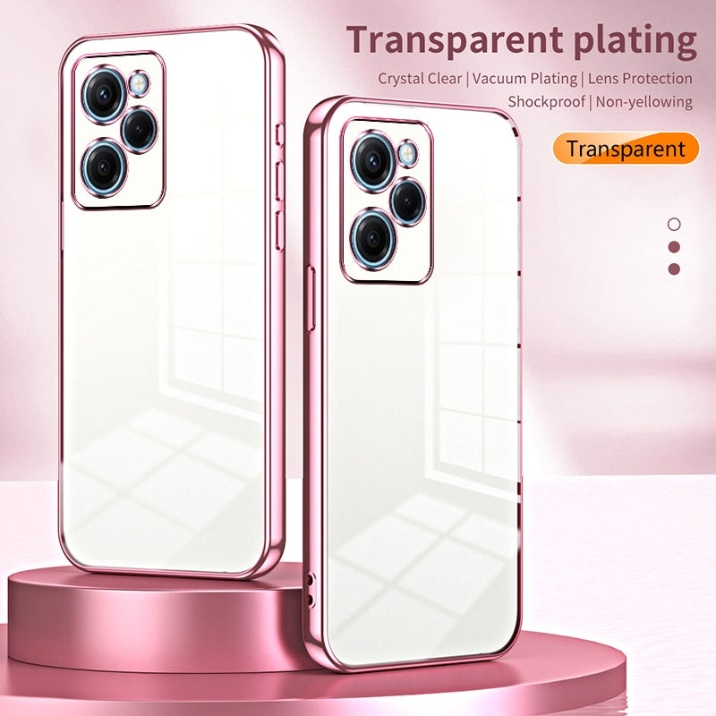 Xiaomi Redmi Note 12 Pro Speed Case - Transparent Plating & Precision Hole Design for Luxury and Protection-buycases.co.uk